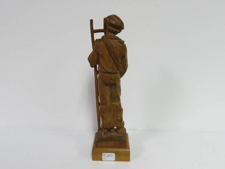 Chimney Sweep Wood Carving