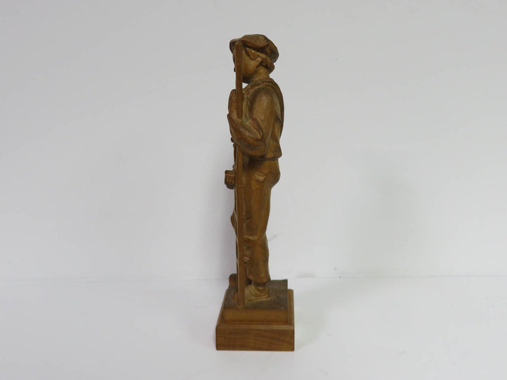 Chimney Sweep Wood Carving