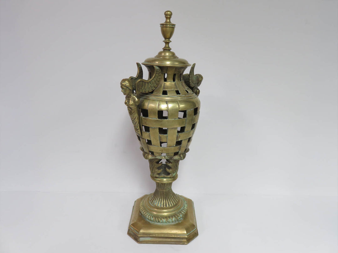 Art Nouveau Brass Urn - NEW PRICE!