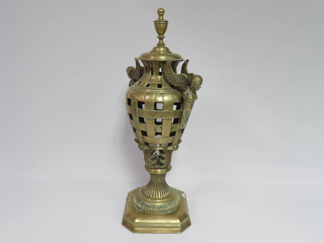 Art Nouveau Brass Urn - NEW PRICE!