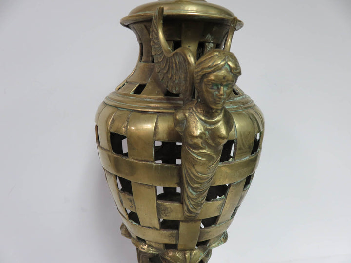 Art Nouveau Brass Urn - NEW PRICE!