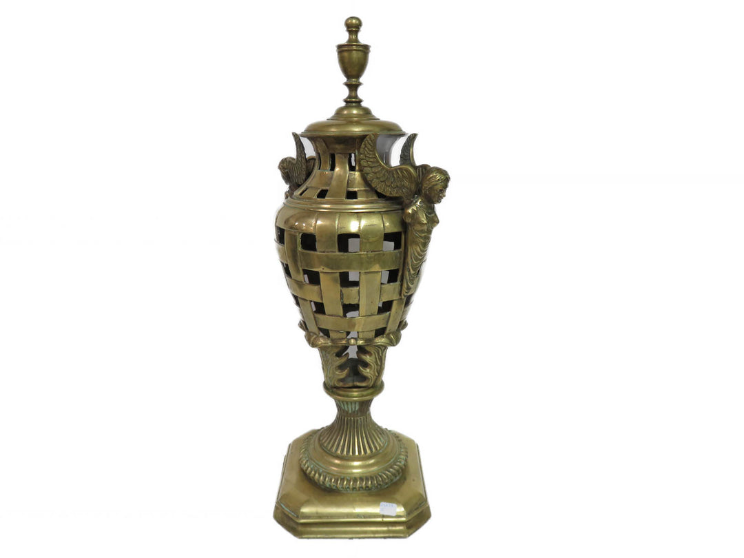 Art Nouveau Brass Urn - NEW PRICE!