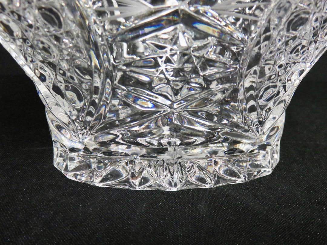Oval Glass Covered Bowl