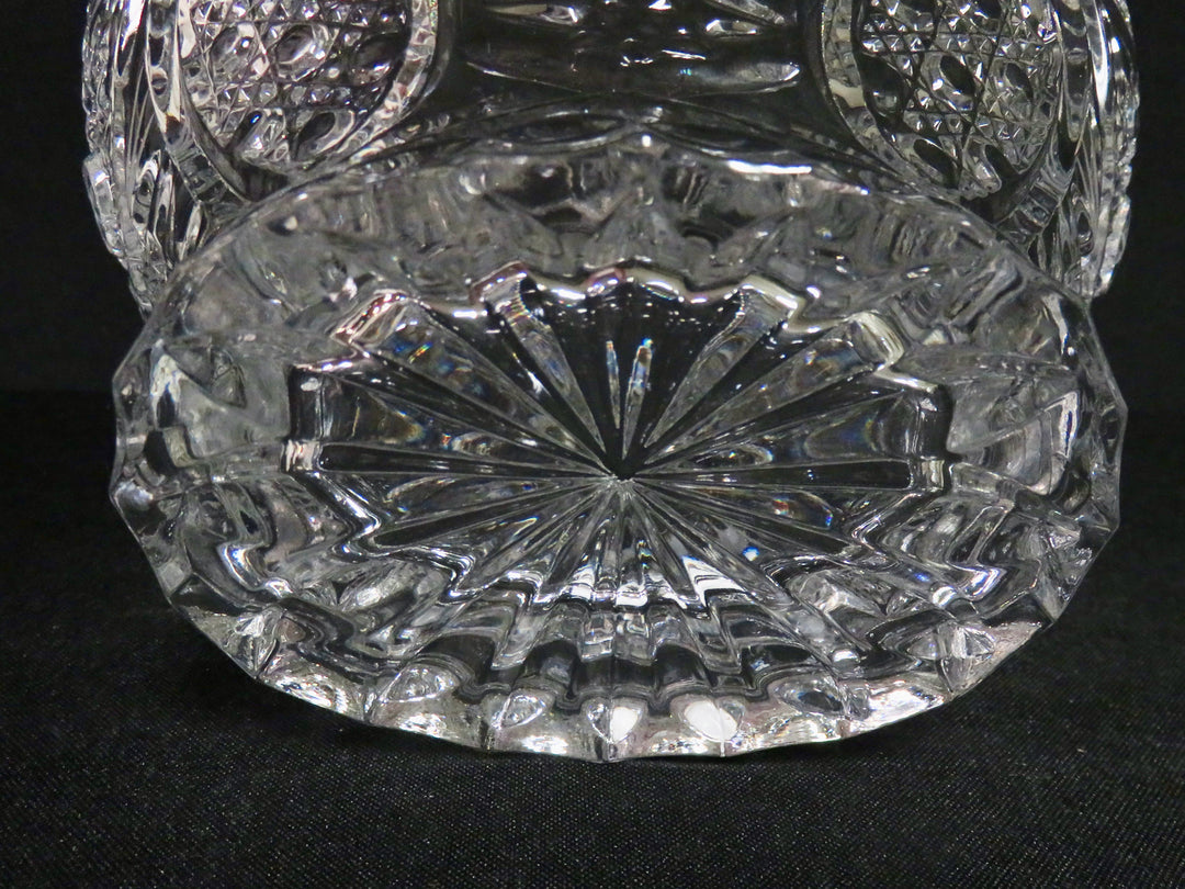 Oval Glass Covered Bowl