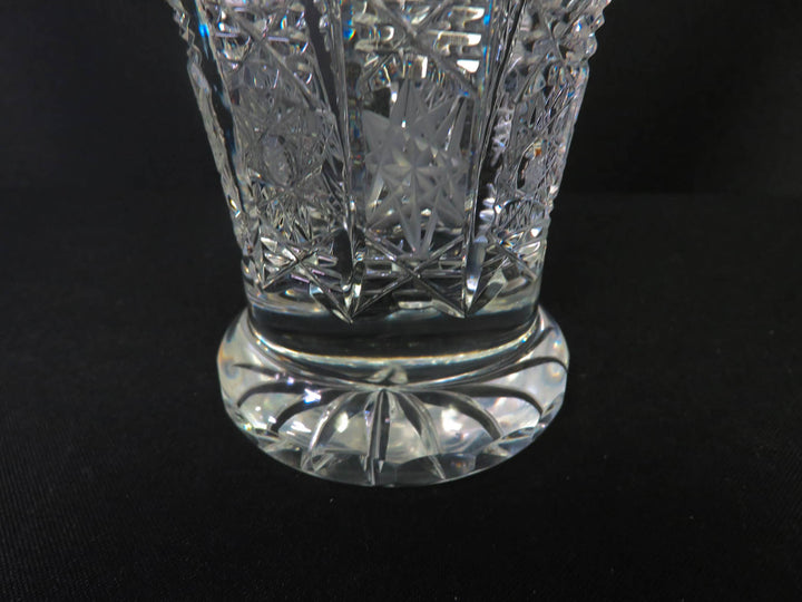 Flared Crystal Vase