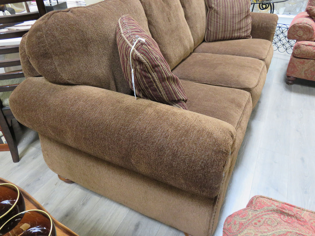 Brown Chenille Sofa - NEW PRICE!