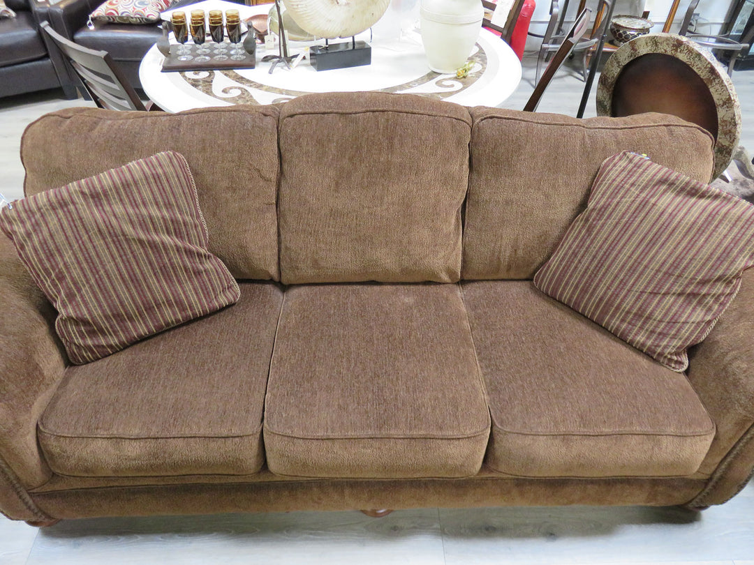Brown Chenille Sofa - NEW PRICE!