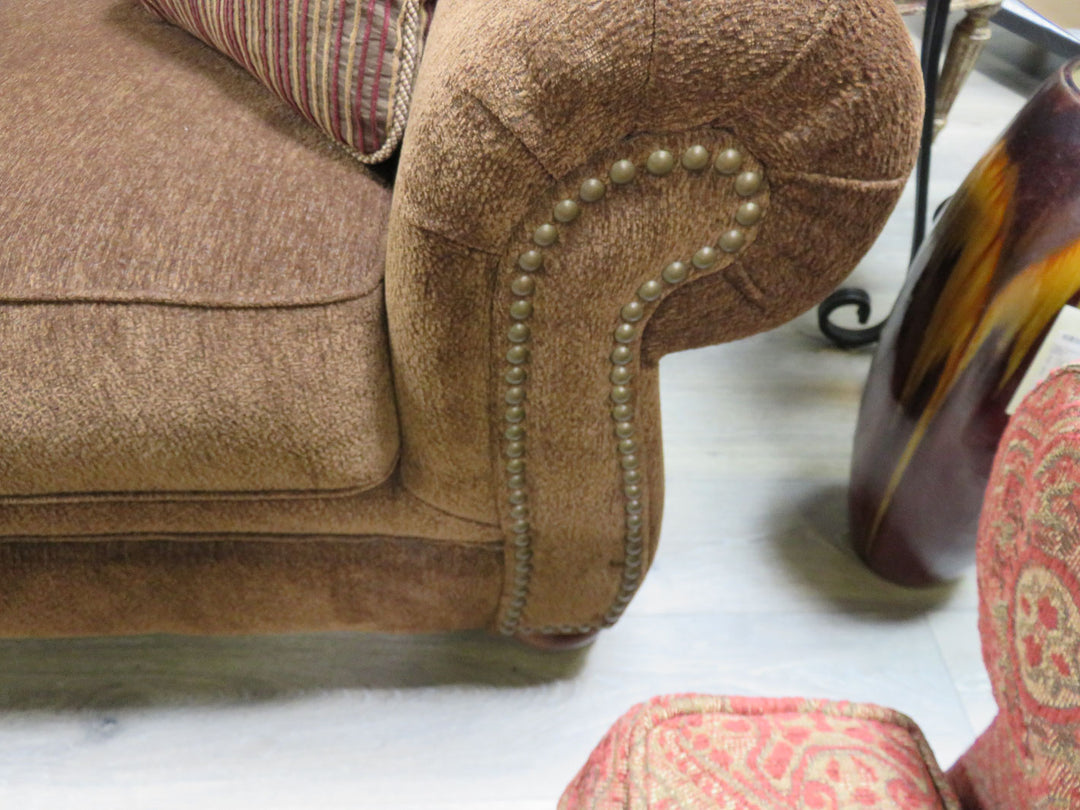 Brown Chenille Sofa - NEW PRICE!