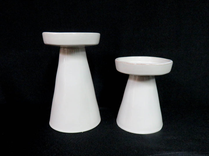 Crate & Barrel Candleholder Duo