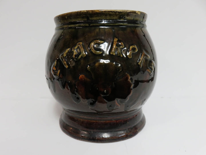 Stoneware Cracker Jar