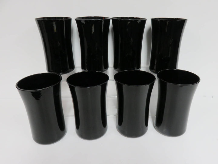 Black Glass Tumblers