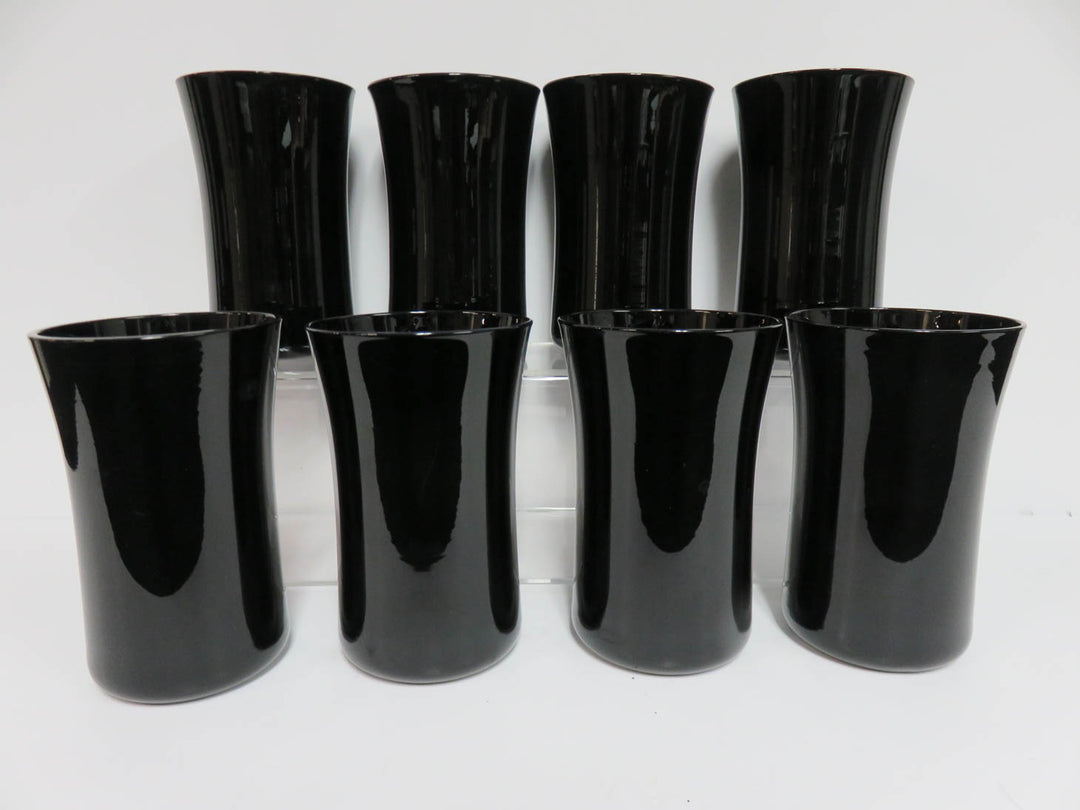 Black Glass Tumblers