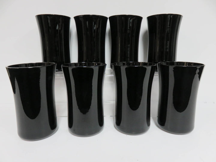 Black Glass Tumblers