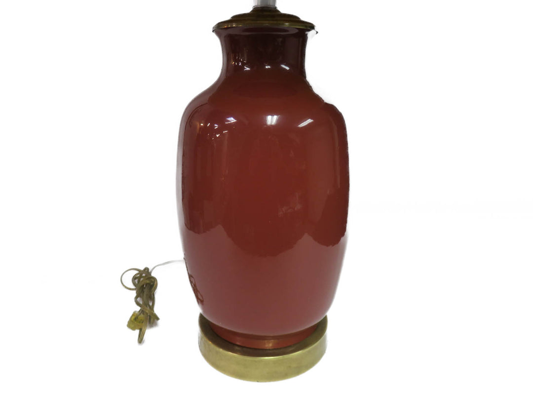 Rustic Red Table Lamp