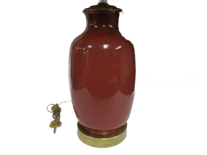 Rustic Red Table Lamp