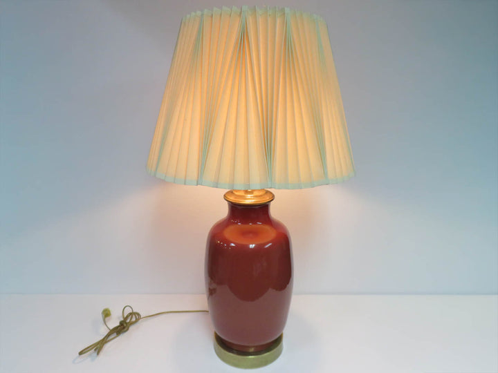 Rustic Red Table Lamp