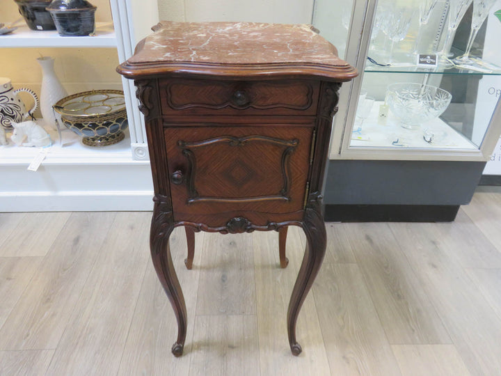 Antique French Nightstand/Humidor