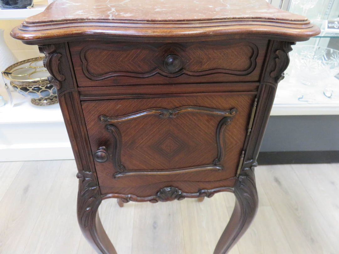Antique French Nightstand/Humidor