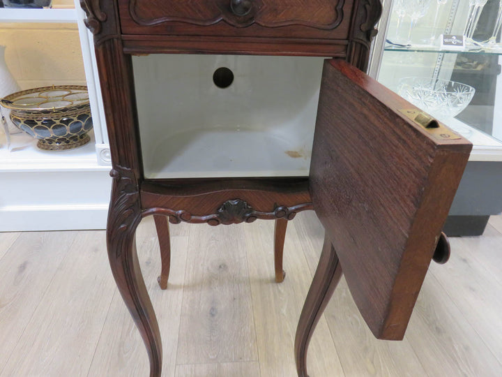 Antique French Nightstand/Humidor