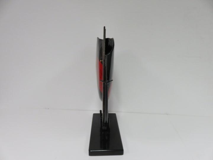 Art Glass Vase on Stand