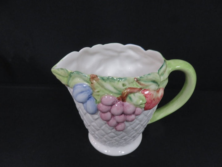Basket Weave Ceramic Pitcher