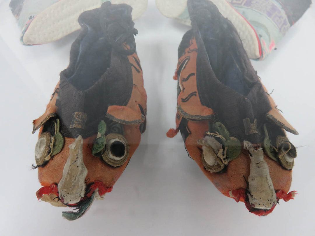 Antique Chinese Silk Lotus Slippers