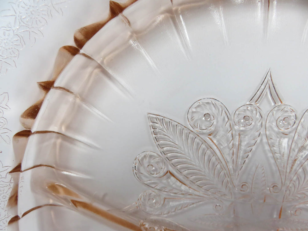 Jeannette Glass Divided Dish