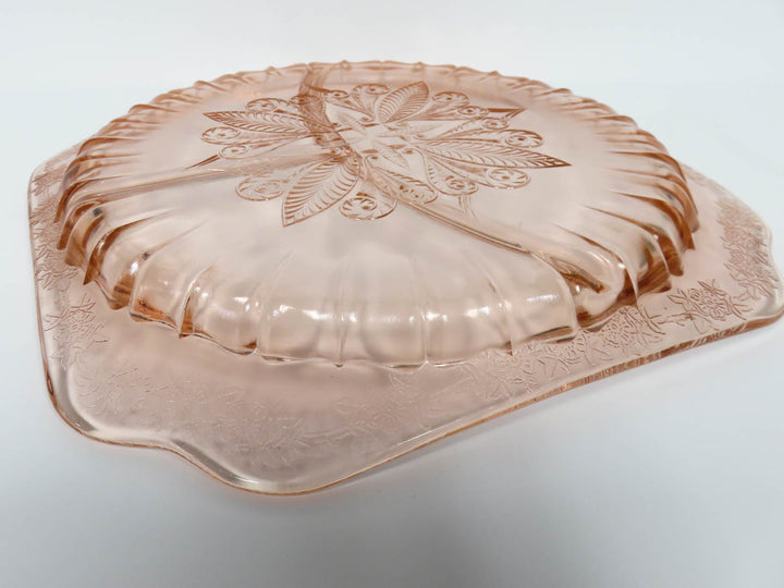 Jeannette Glass Divided Dish