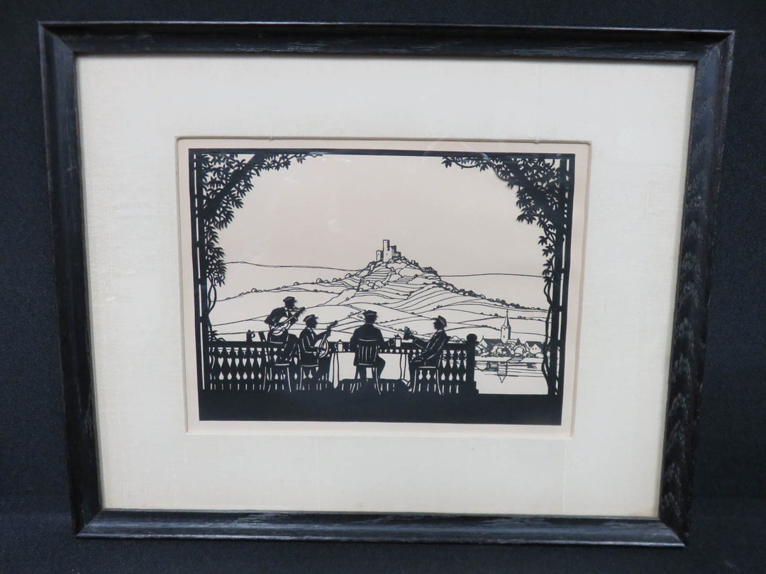 Vintage Scherenschnitte Artwork