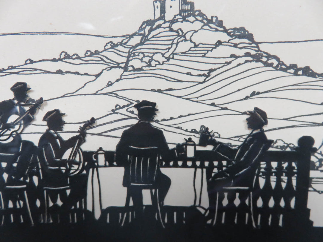 Vintage Scherenschnitte Artwork