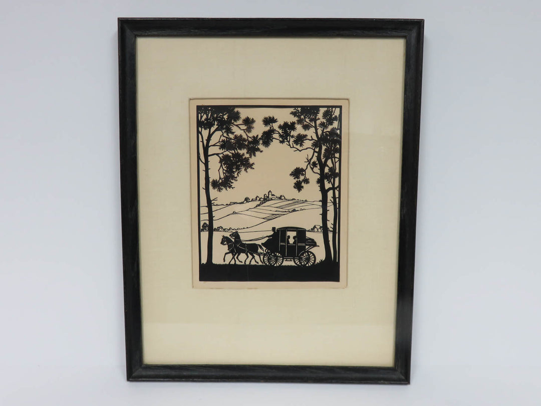 Vintage Scherenschnitte Artwork