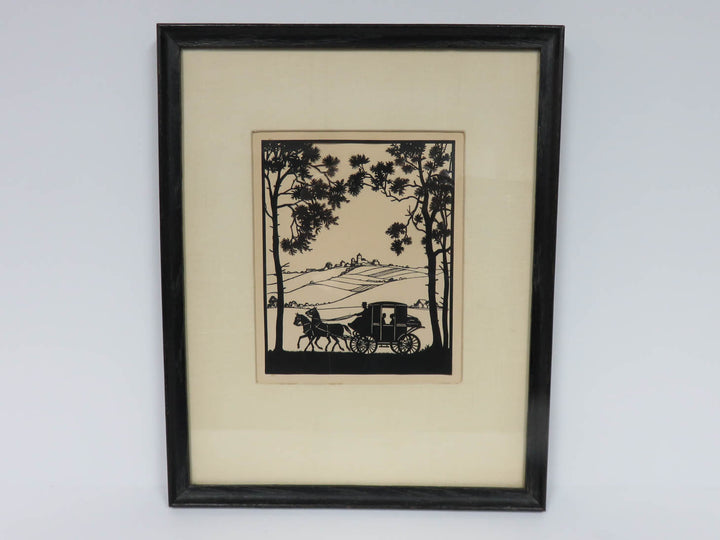 Vintage Scherenschnitte Artwork