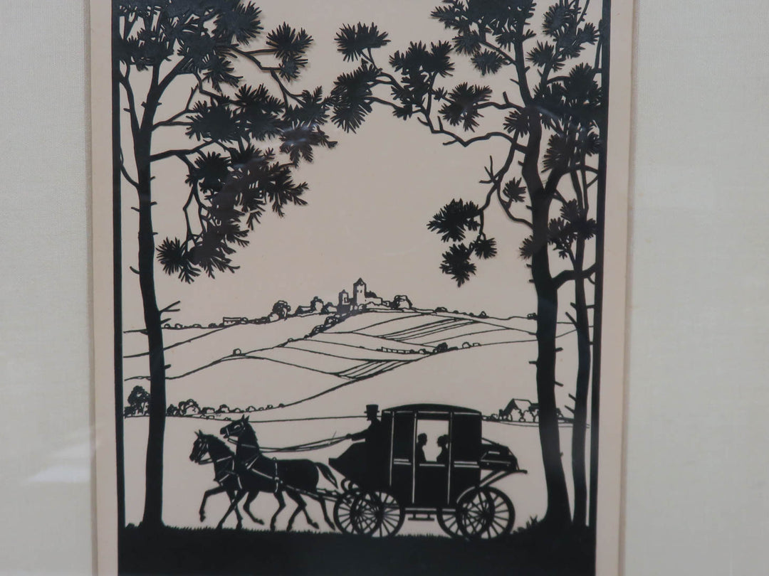 Vintage Scherenschnitte Artwork