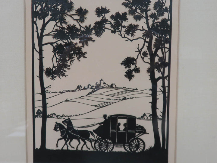 Vintage Scherenschnitte Artwork