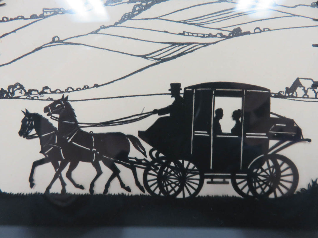 Vintage Scherenschnitte Artwork