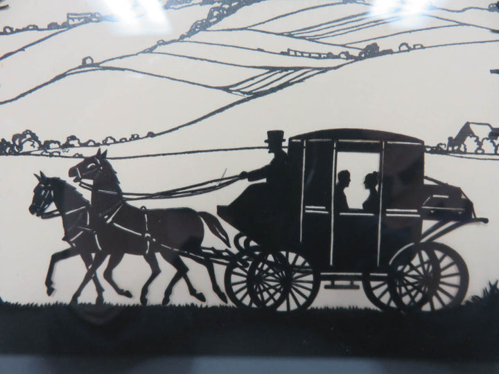 Vintage Scherenschnitte Artwork