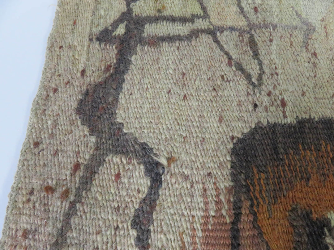 E. Nxumalo Jute and Mohair Tapestry