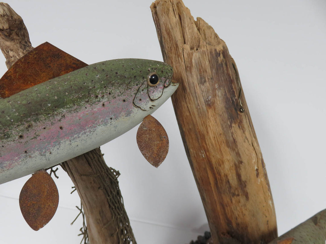 Rainbow Trout Decorative Sculpture