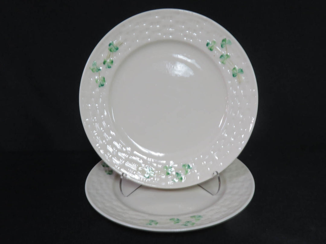 Belleek Shamrock Salad Plates