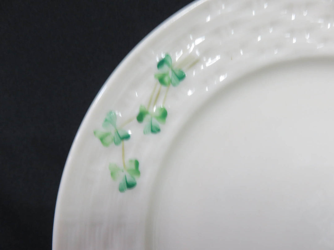 Belleek Shamrock Salad Plates