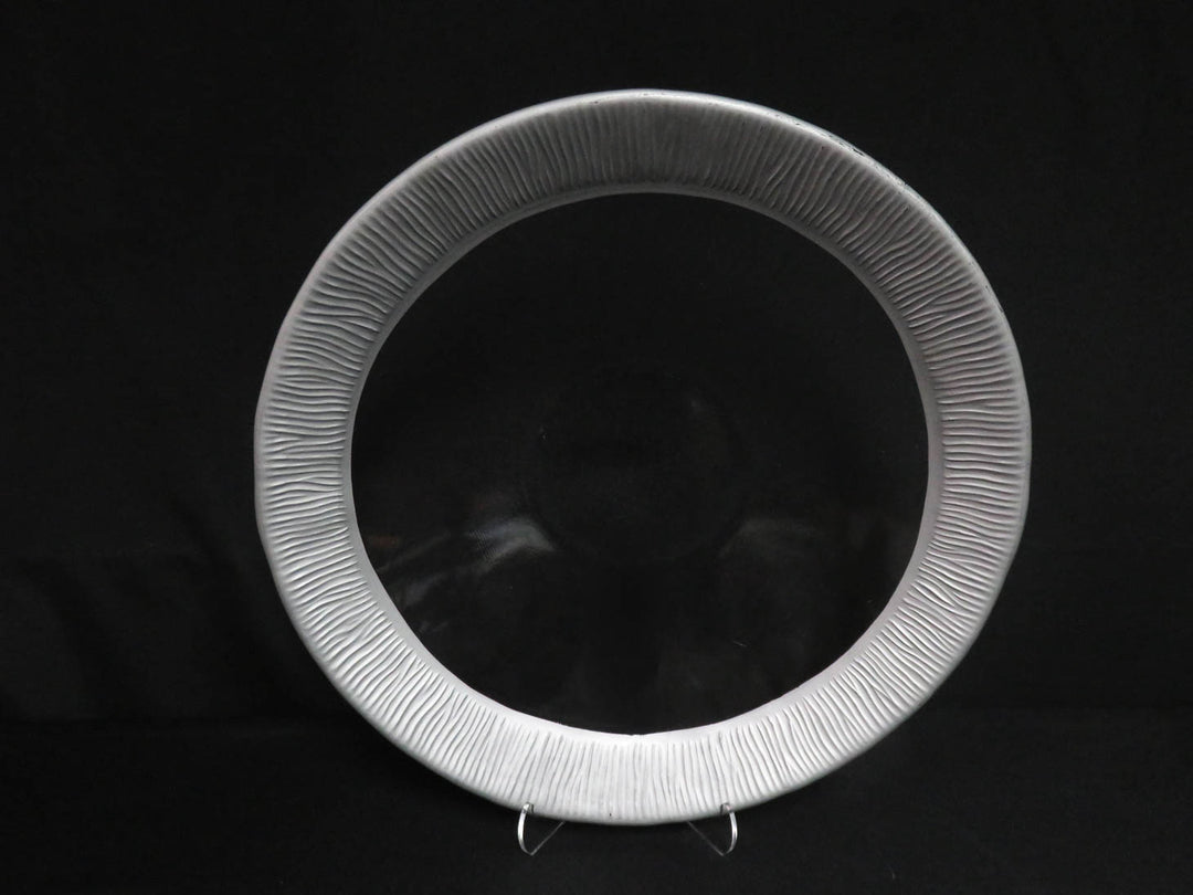 Metallic Rimmed Centerpiece Bowl