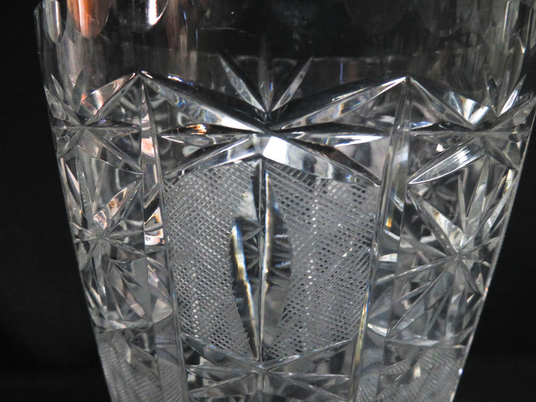 Large Crystal Vase