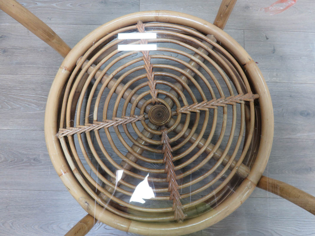Vintage Rattan Coffee Table