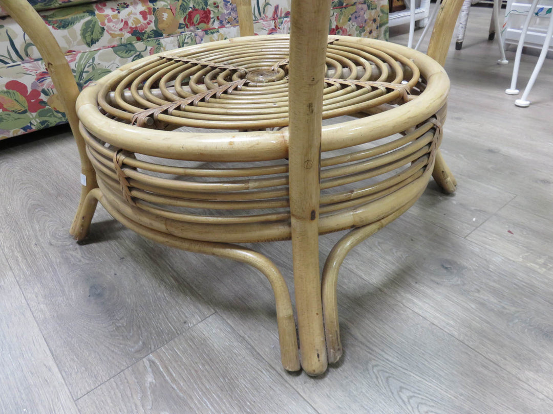 Vintage Rattan Coffee Table