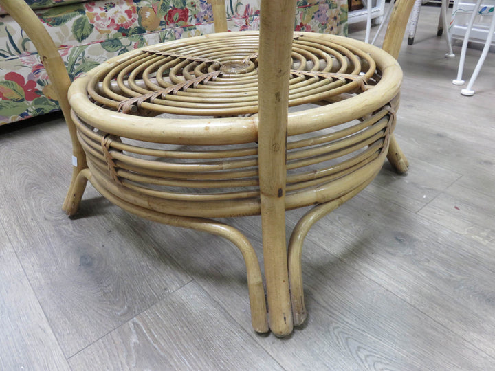 Vintage Rattan Coffee Table