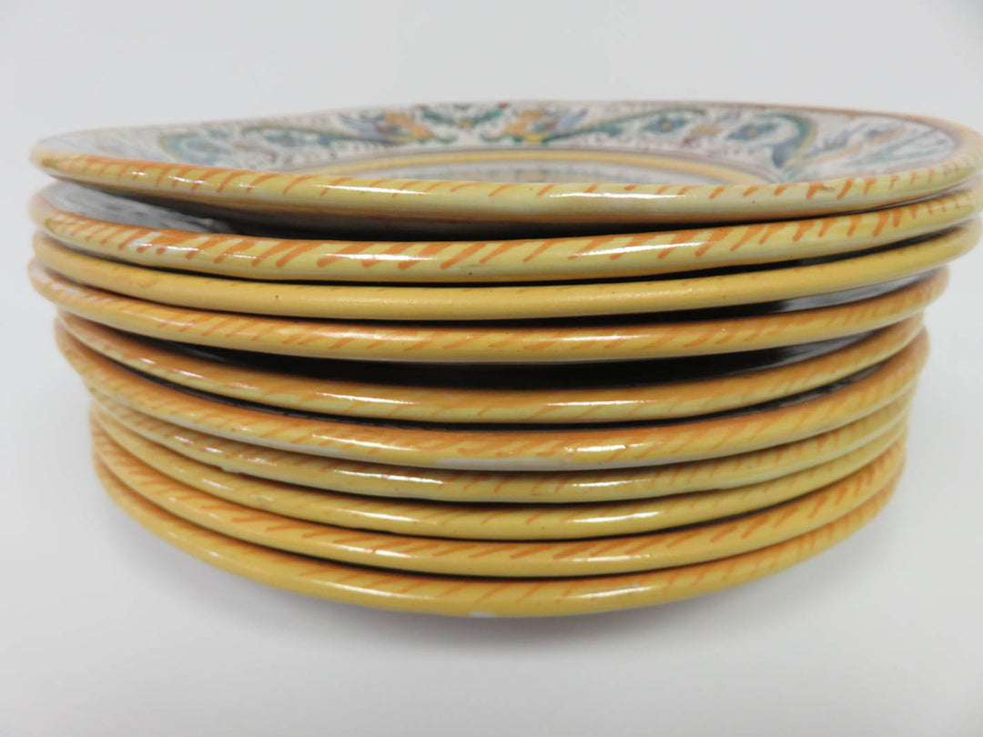 Vintage Handmade Deruta Plates