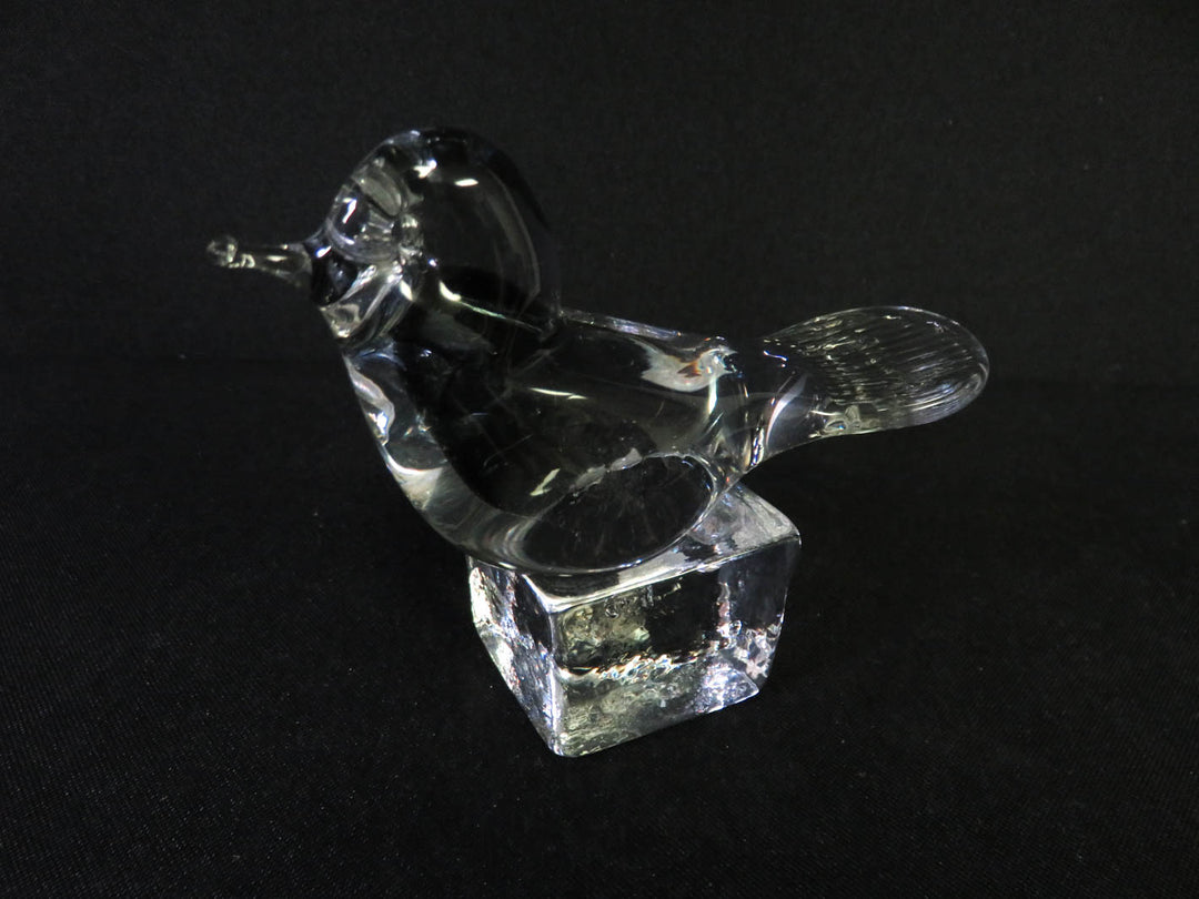 Handblown Glass Bird Figurine