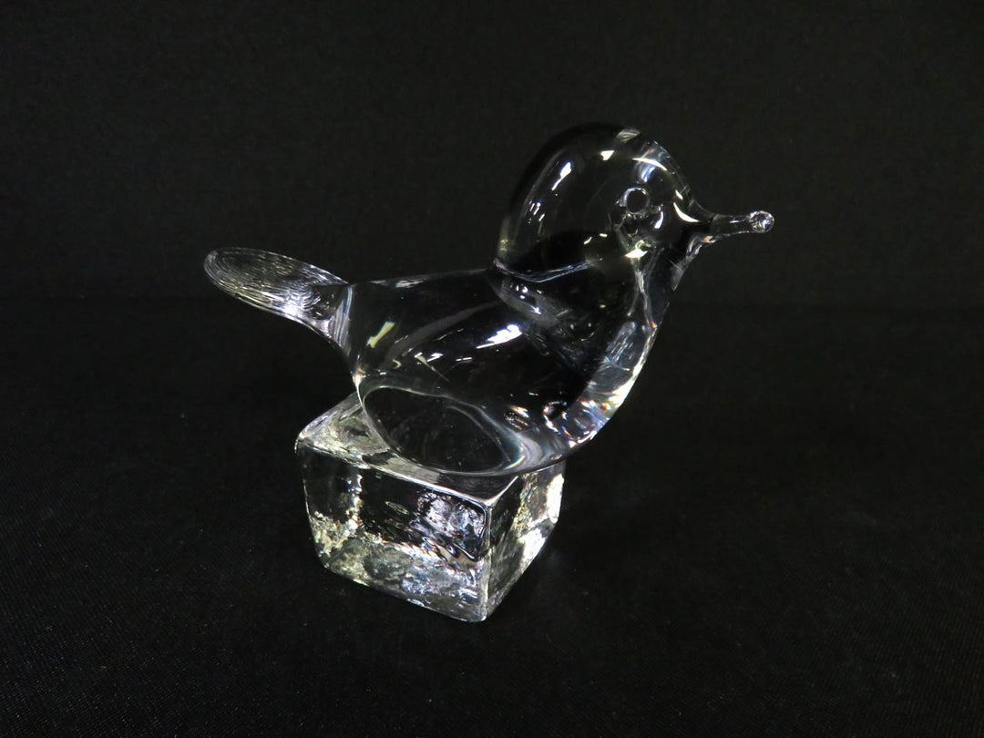 Handblown Glass Bird Figurine