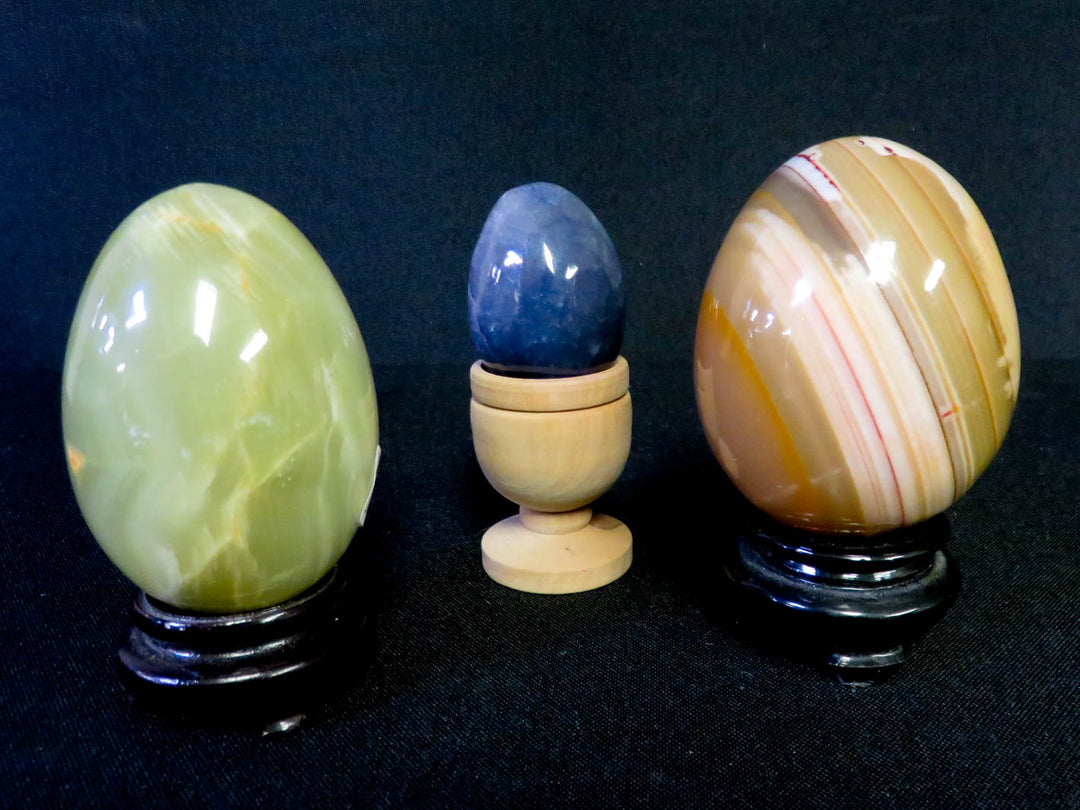 Trio of Stone Eggs