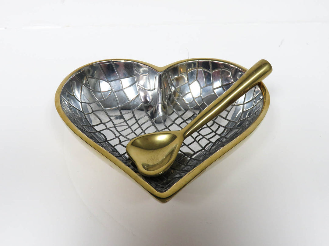 Croco Nut Dish & Spoon